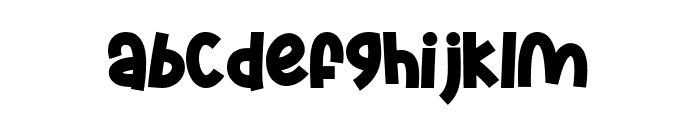 Rhuma Sinera Regular Font LOWERCASE