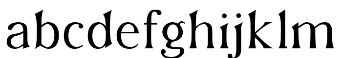 Ri Serif Font LOWERCASE