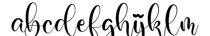 Rialliata Beautiful Font LOWERCASE