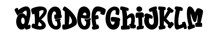 RibCawmy-Regular Font UPPERCASE