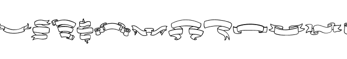 Ribbin doodle Font LOWERCASE
