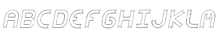 Ribbony Italic Font UPPERCASE