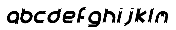 RibbonySolid Italic Font LOWERCASE