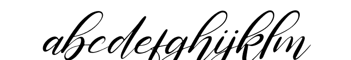 Ricadya Italic Font LOWERCASE