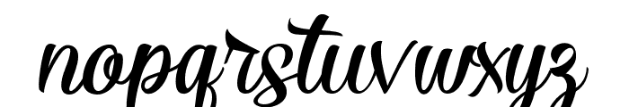 Ricca Script Font LOWERCASE