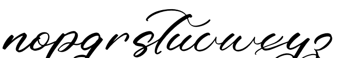 Richard Blooksy Italic Font LOWERCASE