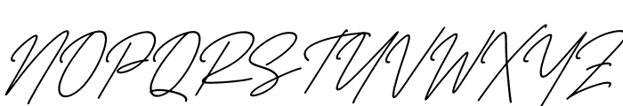 Richard Signatera Italic Font UPPERCASE