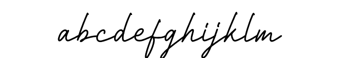 Richard Signatera Font LOWERCASE