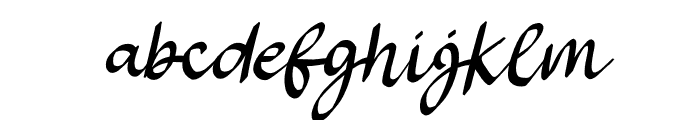 Richard Smith Italic Regular Font LOWERCASE