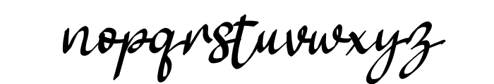 Richard Smith Italic Regular Font LOWERCASE