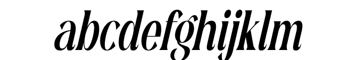 Richardo Flacky Italic Font LOWERCASE