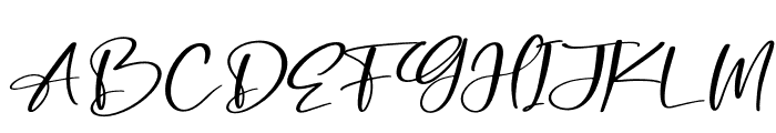 Richella Italic Font UPPERCASE
