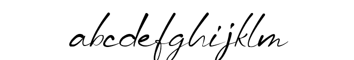 Richie Cillan Regular Font LOWERCASE