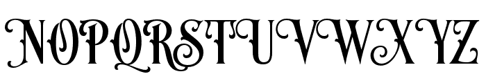 Richsten-Regular Font UPPERCASE