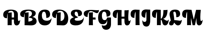 Rickey Regular Font UPPERCASE