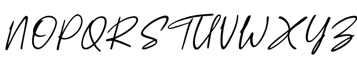 Rickstar Stubbly Italic Font UPPERCASE