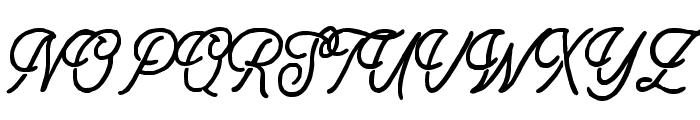 Rickston-Regular Font UPPERCASE