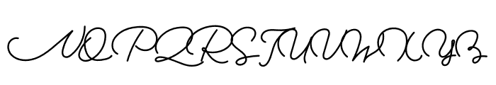 Ricotta Script Font UPPERCASE