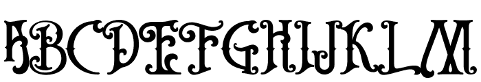 Rictor Barbossa Regular Font UPPERCASE