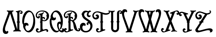 Rictor Barbossa Regular Font UPPERCASE