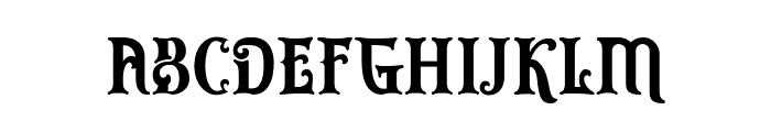 Rictor Barbossa Regular Font LOWERCASE