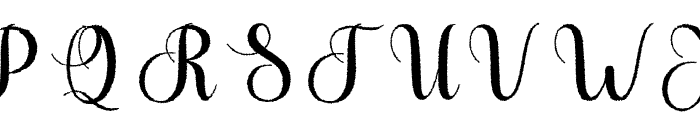 Riday Distord Regular Font UPPERCASE