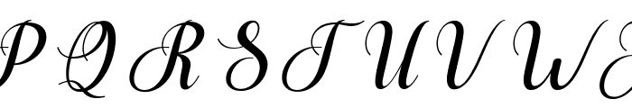 Riday Italic Regular Font UPPERCASE