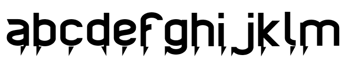 Ride The Lightning-Light Font LOWERCASE