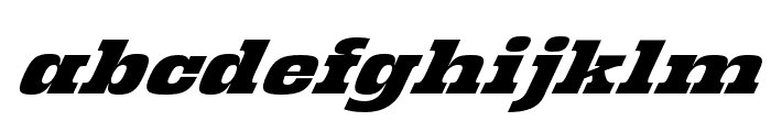 RidgeCliff-Italic Font LOWERCASE