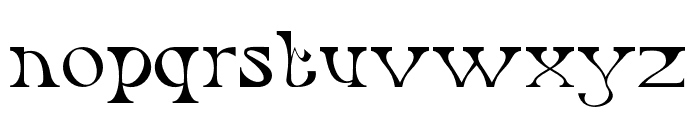 Rietro-Regular Font LOWERCASE