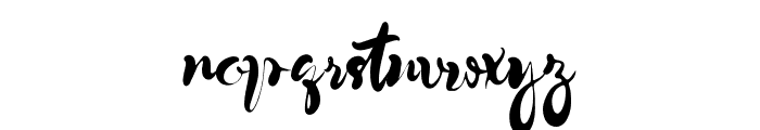 Rifer Butoga Font LOWERCASE