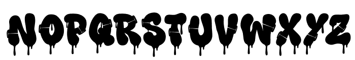 Rift Punk Drip Drip Font LOWERCASE
