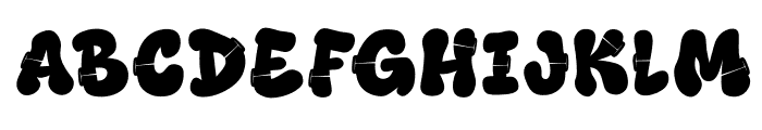 Rift Punk Solid Solid Font UPPERCASE
