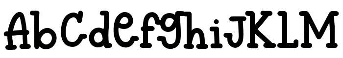 RifzRegular Font LOWERCASE