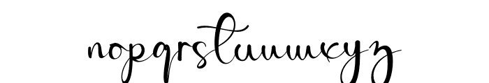 Rigalia Script Font LOWERCASE
