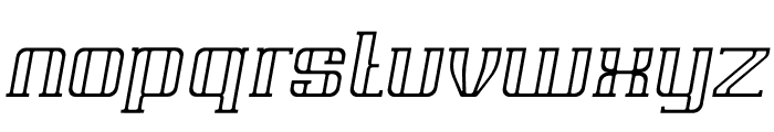 Rigaster Line Italic Font LOWERCASE
