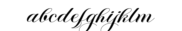 Rigestha Script Regular Font LOWERCASE