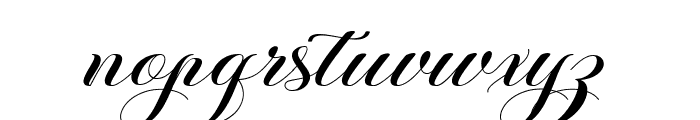 Rigestha Script Regular Font LOWERCASE