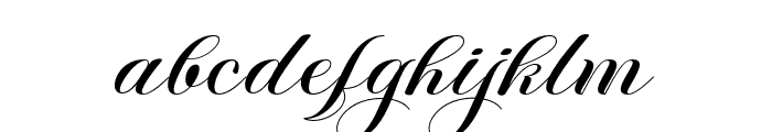 RigesthaScript-Regular Font LOWERCASE