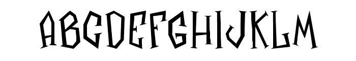 RighrisRegular Font LOWERCASE