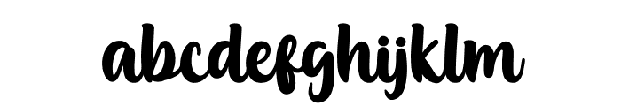 Right Beginning Font LOWERCASE