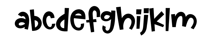 Right Broom Font LOWERCASE