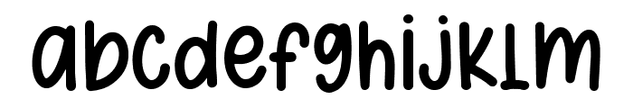 Right Hend Font LOWERCASE