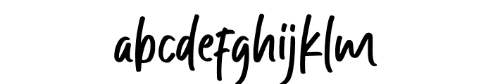 Right Night Font LOWERCASE