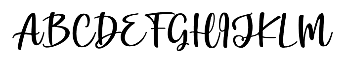 RightAway Font UPPERCASE