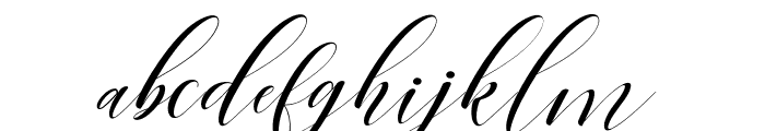 RightSide Font LOWERCASE