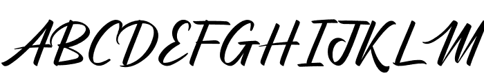 Rightism Font UPPERCASE