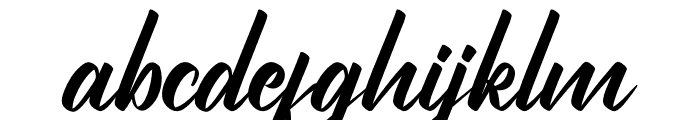 Rightism Font LOWERCASE