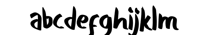 Rigid Font LOWERCASE
