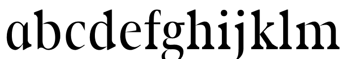 Rikiar regular Font LOWERCASE